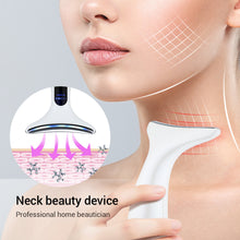 Load image into Gallery viewer, Multi-Function Neck &amp; Face Beauty Device - 4-in-1 LED Light Therapy, EMS Lifting &amp; Anti-Wrinkle Massager(White)