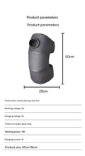 Load image into Gallery viewer, Rechargeable Heated Knee Massager Brace with Vibration &amp; Adjustable Straps(Grey)