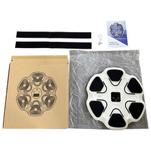 Load image into Gallery viewer, White 6-Target Sensor Smart Bluetooth Music Boxing Kit with Parent-Child Gloves - Electronic Wall Punch Pad, Drill-Free &amp; Detachable, Screen Counter, USB Rechargeable