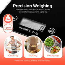 Load image into Gallery viewer, 5KG Digital Glass Kitchen Scale
