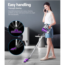 Load image into Gallery viewer, Devanti Stick Vacuum Cleaner Handheld Corded 450W Purple