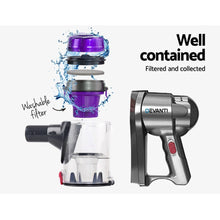 Load image into Gallery viewer, Devanti Stick Vacuum Cleaner Handheld Corded 450W Purple