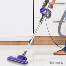 Load image into Gallery viewer, Devanti Stick Vacuum Cleaner Handheld Corded 450W Purple