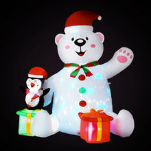 Load image into Gallery viewer, Jingle Jollys Christmas Inflatable Bear 1.8M Height LED Outdoor Decorations Illuminated