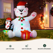 Load image into Gallery viewer, Jingle Jollys Christmas Inflatable Bear 1.8M Height LED Outdoor Decorations Illuminated