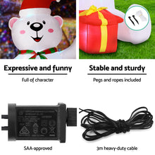 Load image into Gallery viewer, Jingle Jollys Christmas Inflatable Bear 1.8M Height LED Outdoor Decorations Illuminated