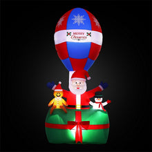 Load image into Gallery viewer, Jingle Jollys Christmas Inflatable Santa in Ballon 2.8M Height LED Decorations Illuminated