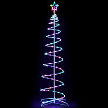 Load image into Gallery viewer, Jingle Jollys Christmas Tree 1.8m 100 RGB LED Rope Lights Xmas Trees Decoration