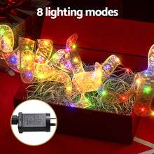 Load image into Gallery viewer, Jingle Jollys 20M Christmas Lights Fairy Ribbon Light 200 LED Xmas Decor Golden
