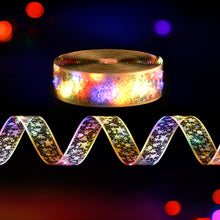 Load image into Gallery viewer, Jingle Jollys 20M Christmas Lights Fairy Ribbon Light 200 LED Xmas Decor Golden