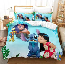 Cargar imagen en el visor de la galería, Stitch Quilt Cover Sets - Queen Size