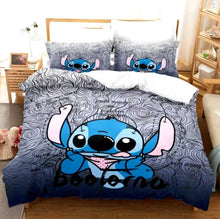 Cargar imagen en el visor de la galería, Stitch Quilt Cover Sets - Queen Size