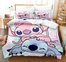 Cargar imagen en el visor de la galería, Stitch Quilt Cover Sets - Queen Size