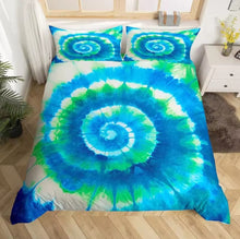 Load image into Gallery viewer, Beautiful Tie Dyed Quilt Cover/Bedding Sets