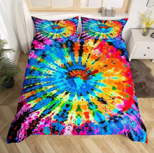 Load image into Gallery viewer, Beautiful Tie Dyed Quilt Cover/Bedding Sets