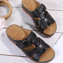 Load image into Gallery viewer, Ladies Casual Open Toe Slides