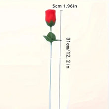 Load image into Gallery viewer, Single Red Artificial Roses