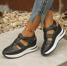 Load image into Gallery viewer, Ladies Hollow Wedge Sandals