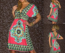 Load image into Gallery viewer, Ladies Beautiful Mini Kimono Dress