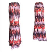 Carica l&#39;immagine nel visualizzatore di Gallery, Assorted Rainbow Printed Ladies Long Skirts