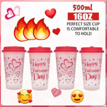 Load image into Gallery viewer, 500ml Valentine's Day Tumbler - with FREE Gift