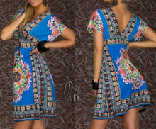Load image into Gallery viewer, Ladies Beautiful Mini Kimono Dress