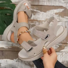 Load image into Gallery viewer, Ladies Adjustable Roman Style Sandals
