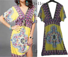 Load image into Gallery viewer, Ladies Beautiful Mini Kimono Dress