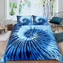 Load image into Gallery viewer, Beautiful Tie Dyed Quilt Cover/Bedding Sets