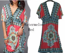 Load image into Gallery viewer, Ladies Beautiful Mini Kimono Dress