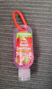 Mini Hand Sanitizers With Carabiner
