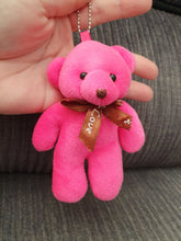 Load image into Gallery viewer, CUTE SMALL HOMEMADE COLOURFUL BEARS - KEYCHAINS