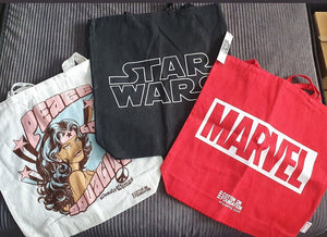Large Printed Canvas Bags