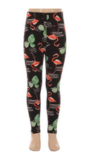 Load image into Gallery viewer, Kids Soft Flamingo Leggings