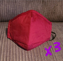 Load image into Gallery viewer, Cotton Masks - Wash &amp; Wear plus filters