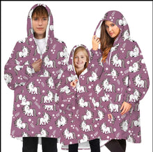 Load image into Gallery viewer, Oversized Assorted Printed Adults &amp; Kids Plush Sherpa Hoodies With Front Pockets