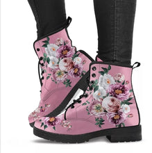 Charger l&#39;image dans la galerie, Ladies Floral Styles Fashion Lace-Up Boots