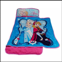 Load image into Gallery viewer, ALL-IN-ONE Kids Portable Nap Mat/Sleeping Bag - With Pillow
