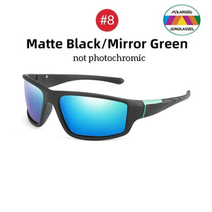 NEW Photochromic Sunglasses - Matte Black Sports, Colour Changing Sunglasses