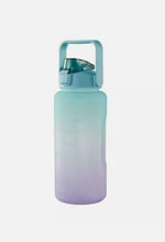 Laden Sie das Bild in den Galerie-Viewer, 2L Water Bottle Motivational Drink Flask With Time Markings BPA Free For Sports Or Gym