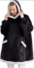 Cargar imagen en el visor de la galería, Oversized Assorted Printed Adults &amp; Kids Plush Sherpa Hoodies With Front Pockets