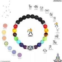 Carica l&#39;immagine nel visualizzatore di Gallery, 12 Zodiac Signs Constellation Charm Bracelets