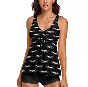 Womens 2-piece Tankini Swimsuit