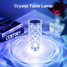 Carica l&#39;immagine nel visualizzatore di Gallery, LED Crystal Look Colour Changing Table Lamps