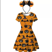 Cargar imagen en el visor de la galería, Girls Halloween Trick Or Treat Dress-Ups