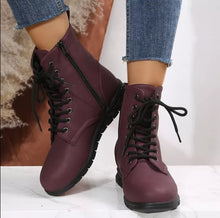Load image into Gallery viewer, Womens Lovely Zip-Up Solid Coloured Boots