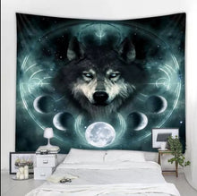 Charger l&#39;image dans la galerie, Background Assorted Wolf Wall Hangings - Tapestry Home Decor