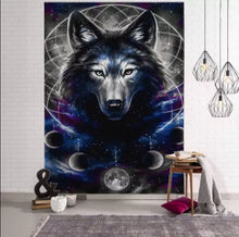 Laden Sie das Bild in den Galerie-Viewer, Background Assorted Wolf Wall Hangings - Tapestry Home Decor
