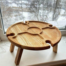 Charger l&#39;image dans la galerie, Wooden Outdoor Folding Picnic Table