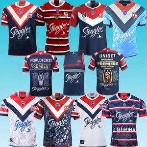 Mens 2018/2019/2020/2021/2022/2023 Sydney Roosters Rugby League Replica Jerseys
